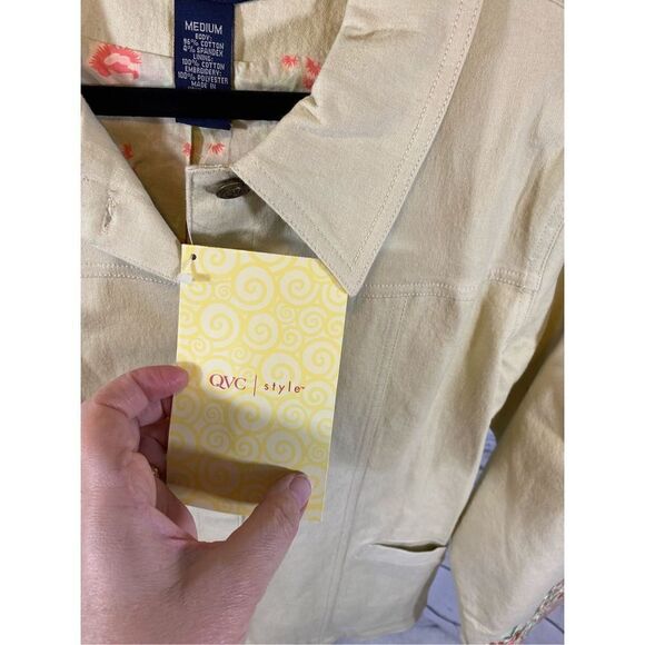 Denim&Co By QVC NWT Jacket Size Medium - Picture 5 of 8